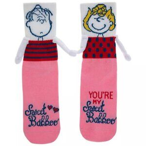 Peanuts Valentine's Day Magnetic Crew Socks